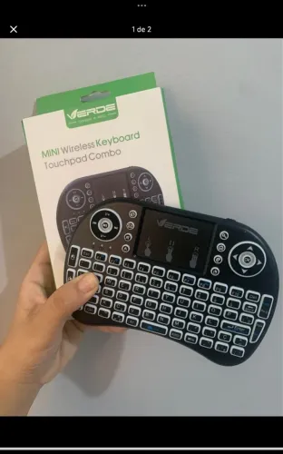 Mini Teclado Controle Sem Fio P/ Tv Smart Tv Box Pc Novo