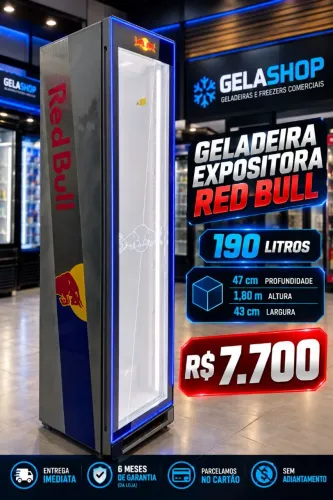 Geladeira expositora - 6x no cartão - sem juros