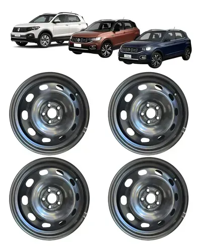 conjunto c/4 rodas aro 16 5 furos novo