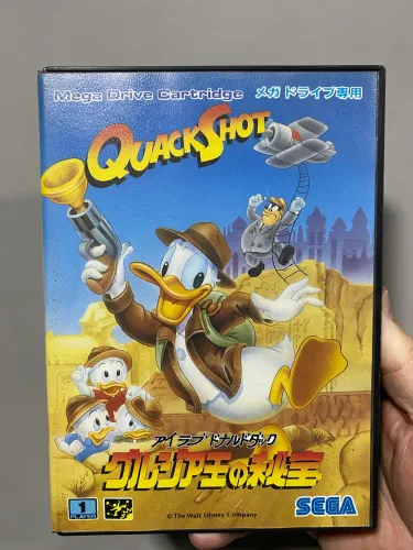 Quackshot original mega Drive completo