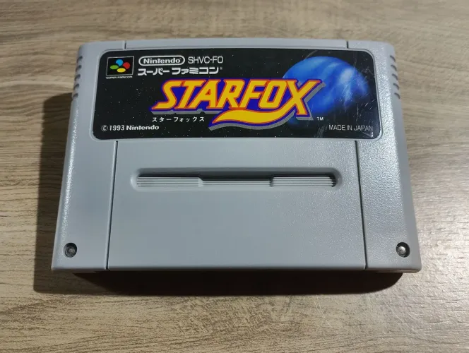 Jogo Original STAR FOX para Nintendo Super Famicom/ Super NES