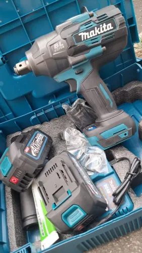 Chave de Impacto 3/4 4000N.M 60V Makita grande Profissional
