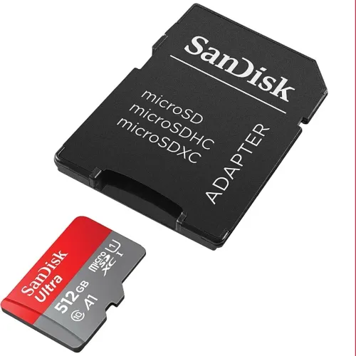 CARTÃO DE MEMORIA MICROSD SANDISK ULTRA 512GB 150MBPS