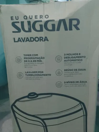 Vendo um tanquinho novo na caixa capacidade 10 kl.