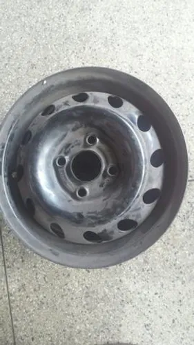 Roda de ferro aro 13 Preta GM Corsa 4X100 original