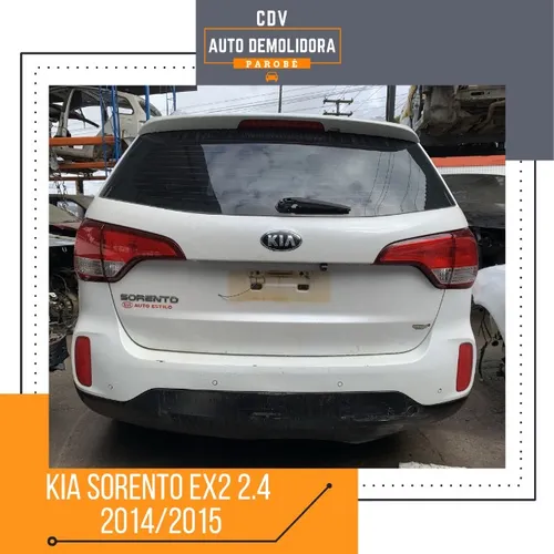 Sucata Kia Sorento EX2 2.4 2015/2015 Disponível para venda de peças