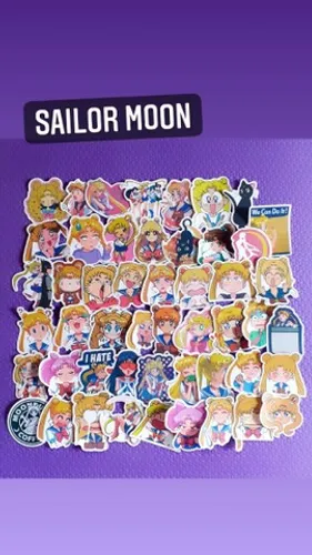 KIT 7 ADESIVOS SAILOR MOON POR 10 REAL CADA