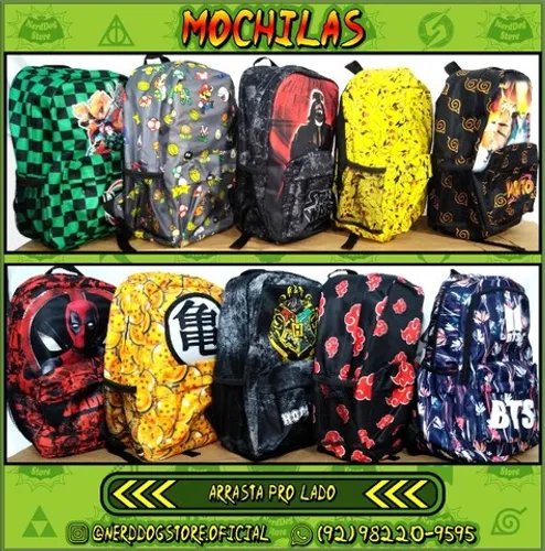 Mochilas Geek - NerdDog Store (Leia a Descrição) - Parte 1