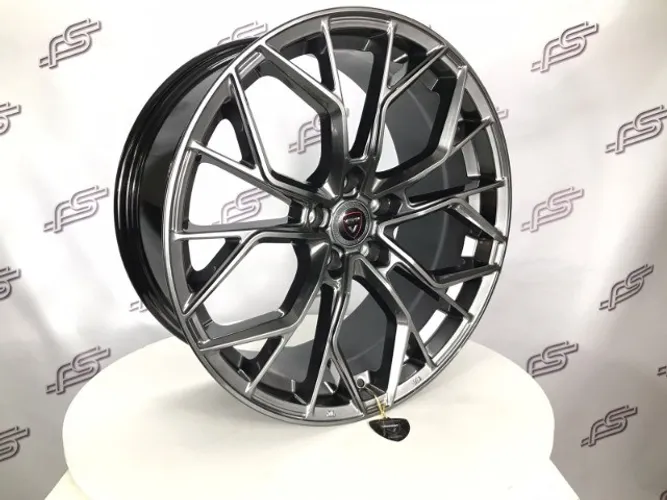 Rodas Vittoria Leeds Cromo look 5x112 - 19x8,5 e 19x9,5 duas talas aro 19