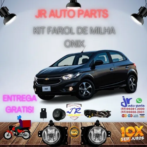 Kit farol de Milha Onix 2017