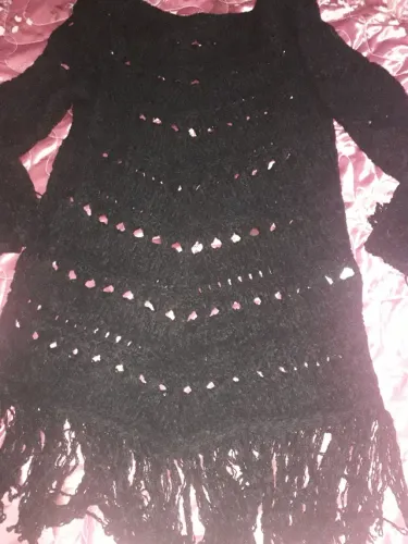 Blusa/ vestido de lã de frio