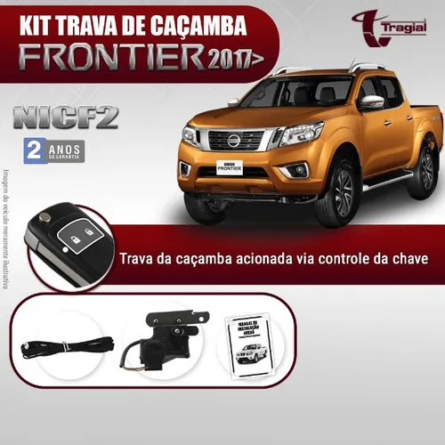 Kit Trava de Caçamba Nissan Frontier 2017 em Diante Tragial - instalada