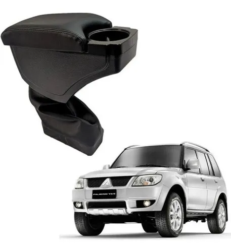 Apoio Descanso Braço Com Porta Copos Preto Pajero Tr4 2003 a 2015 - NAT