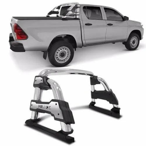 Santo Antonio Cromado ST-R Hilux Nova 2016 a 2020 - instalado