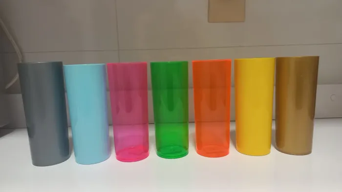7 Copos long drink - Novos