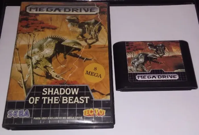 Jogo Shadow Of The Beast Original Sega Mega Drive Leia!!