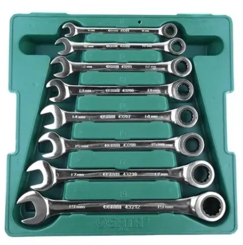 Jogo Chave Combinada Catraca 8 a 18mm - SATA