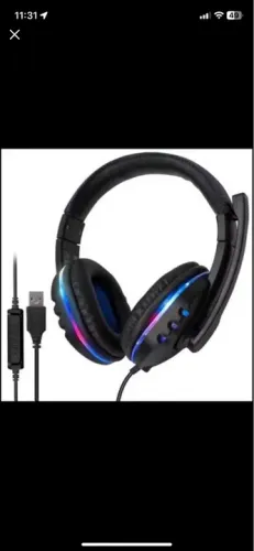 Fone Headphone Gamer Estéreo Para Pc Led Kapbom Ka-9007