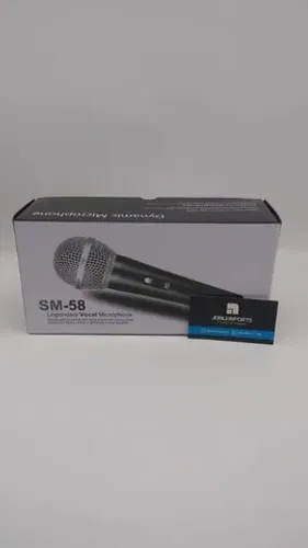 Microfone SM 58 profissional com fio/entrega grátis