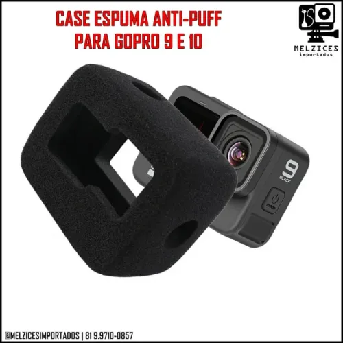 CASE ANTI-PUFF PARA GOPRO 9,10,11 E 12 BLACK