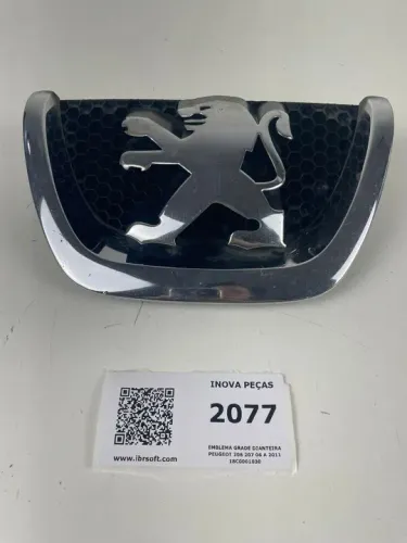 Emblema Grade Dianteira Peugeot 206 207 06 a 2011 18c0001030