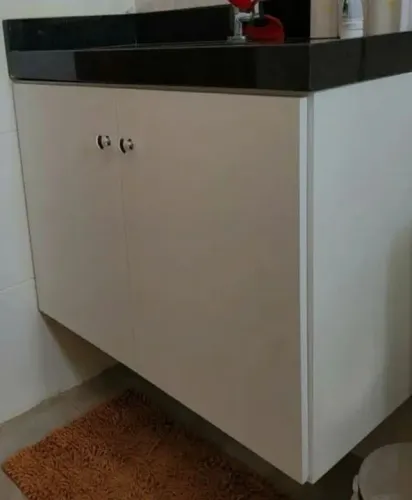 Gabinete banheiro de marcenaria