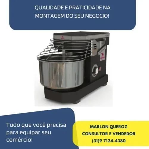 Amassadeira Braesi 5KG Espiral Nova Bivolt