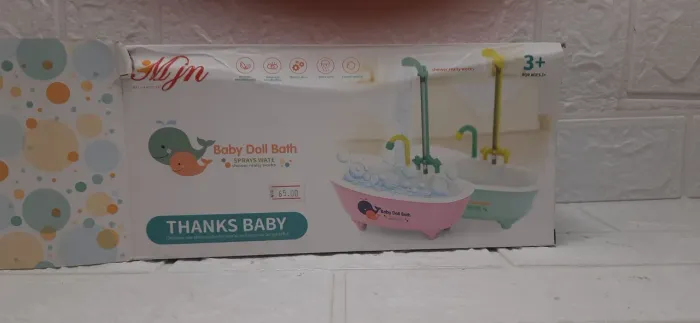 Banheira para Bonecas com Chuveiro - Brinquedo Infantil