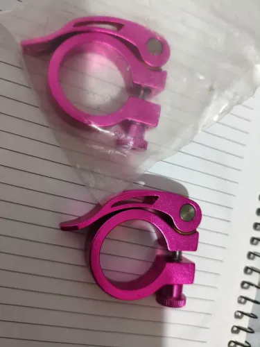 Abraçadeira Rosa 31.8 para Canote 27.2