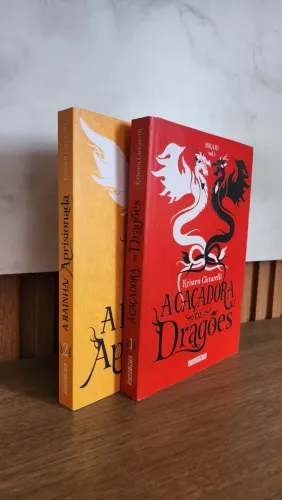 Kit 2 Livros A Caçadora de Dragões e A Rainha Aprisionada. Ótimo estado.