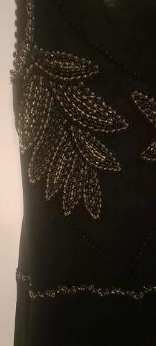 Lindo vestido de festa bordado