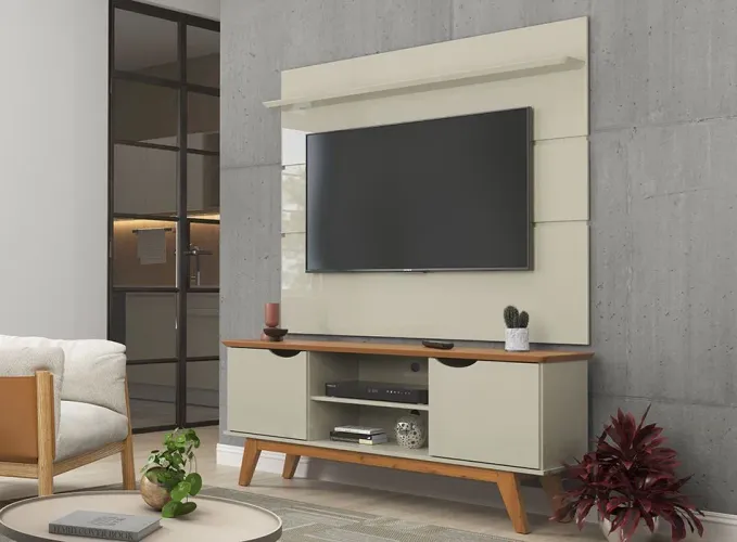 Rack com painel para 50 polegadas 