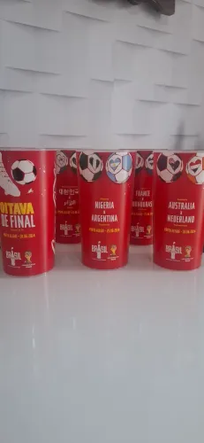 Copos colecionáveis Copa do Mundo FIFA 2014