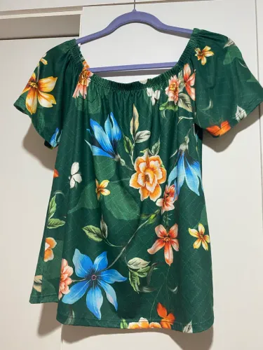 Blusa Estampada em Liganete