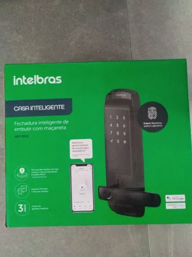Fechadura Inteligente Intelbras MFV 3000 - Novo