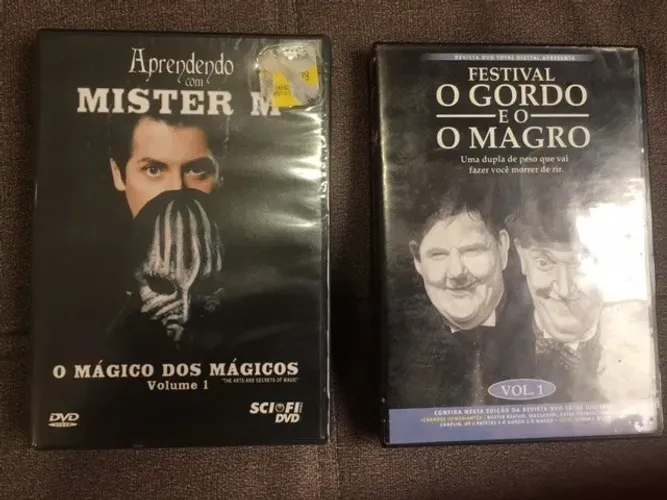 DVD Festival O Gorde e o Magro e Apredendo com Mister M