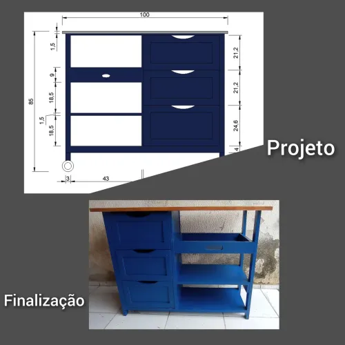 Móveis e decorações rústicas 