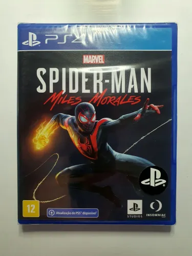 SPIDERMAN MILES MORALES PS4 e PS5 EM PORTUGUÊS SPIDER MAN VERSÃO PS5 e PS4 NOVO LACRADO 