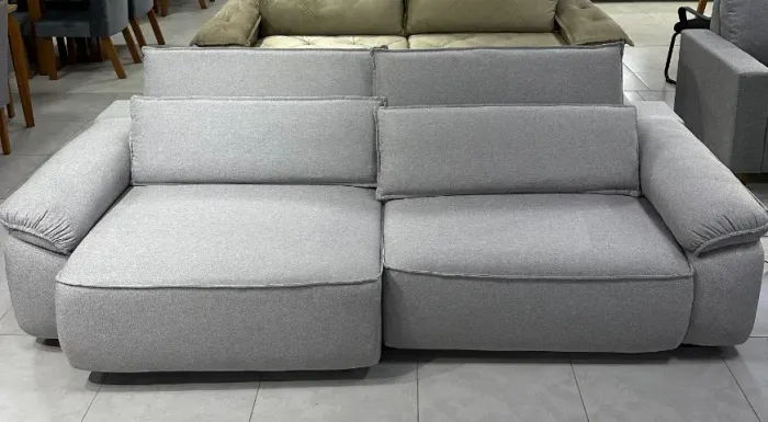 Sofá Retrátil e Reclinável Serrano 2,50m Linho- FAZEMOS ENTREGA!