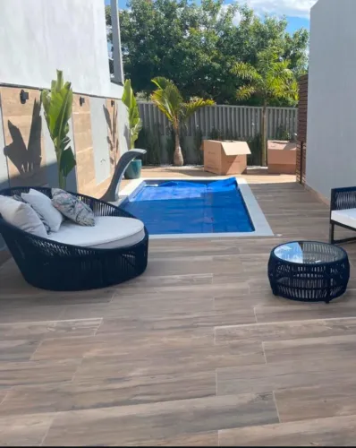 CHAISE DE CORDA NÁUTICA - VARANDA/ PISCINA/ JARDIM