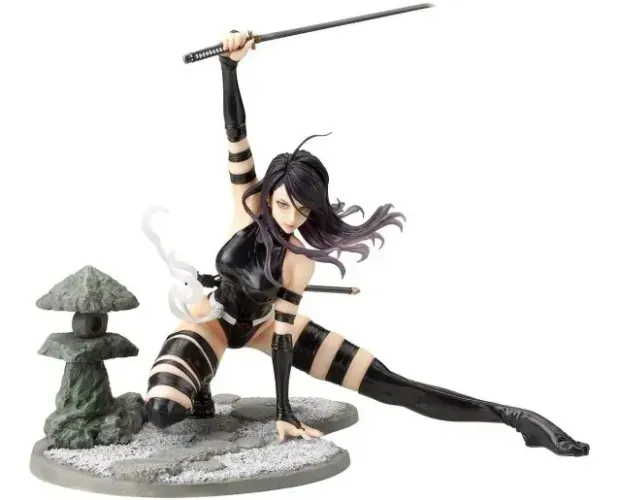 Psylocke Marvel Bishoujo Kotobukiya Estátua Original Colecionador X-Men