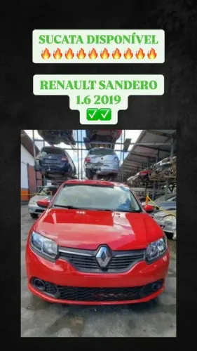Peças Renault Sandeiro 1.6 2019