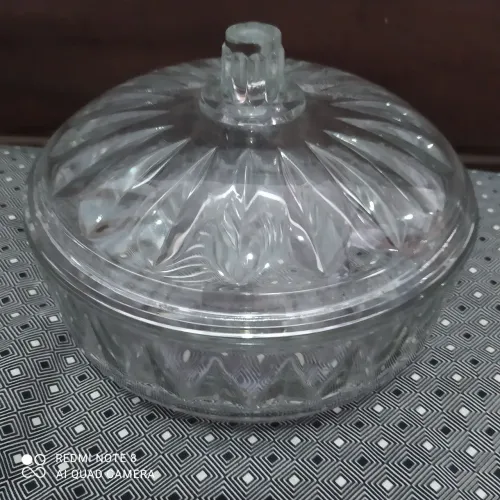 Pote de cristal antigo 