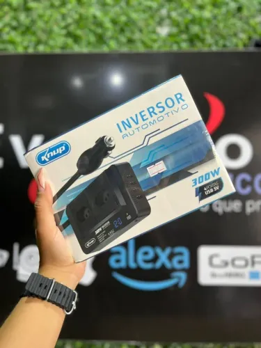 Inversor Automotivo 300W Knup - Transforme 12V para 220V