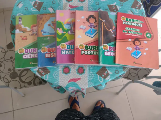 Kit livros buriti 4 ano completo 
