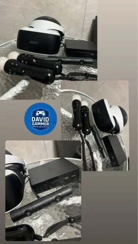 PlayStation VR COMPLETO (PSVR) com Câmera e Controles Move