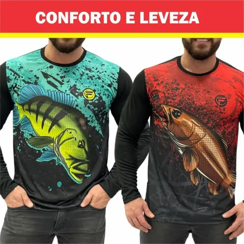 Camiseta para pesca