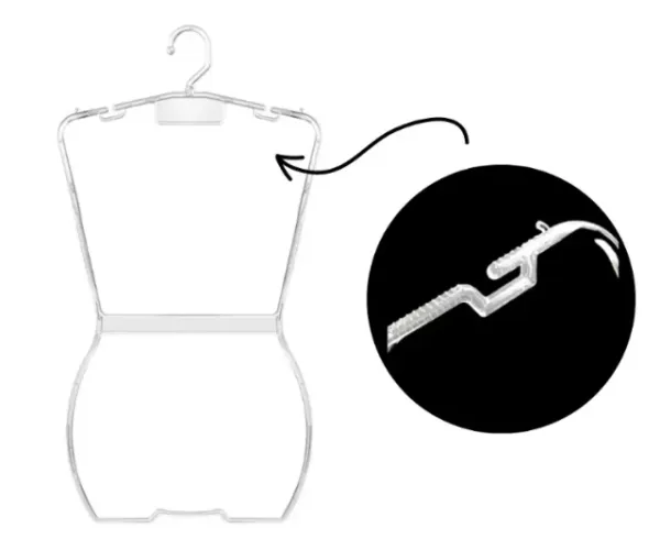 30 Cabide Silhueta Acrilico Infantil Para Biquinis Vestidos