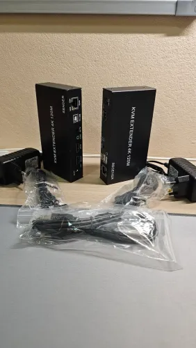 Extensor HDMI USB KVM Extender 4K 120M RJ45 Cat5e/Cat6