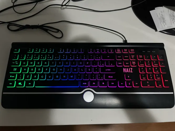 Teclado Gamer RGB com iluminação personalizável - HAIZ